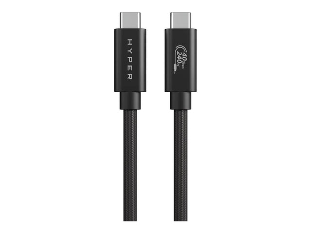 Hyper | HyperDrive Next USB4 Type-C Performance Cable, 1.2 m | HD6500BKGL