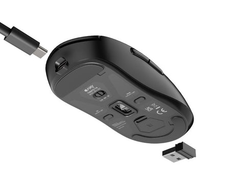 Fury | Gaming Mouse | Tanto T4 | Wired/Wireless | 2.4 GHz, Bluetooth, USB | Black
