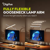 Digitus LED Desk Lamp, 50 cm, White | DA-90491 | 1025 lm | 7 W | 3000-6500 K | Warm to cold white light | LED lamp | 10 V