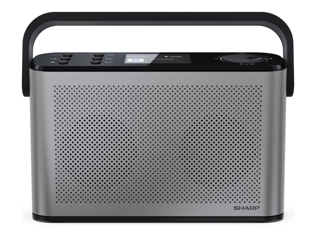 Sharp OSAKA Stereo Portable Digital Radio | DR-P540(GY) | USB port | Bluetooth | FM radio | Wireless connection