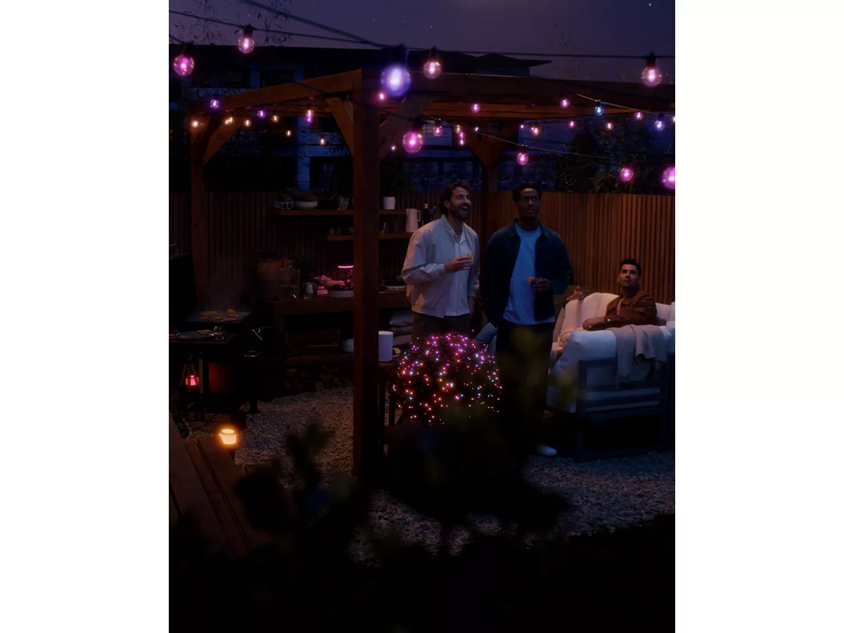 Philips Hue Hue Festavia Globe Outdoor String Lights, 21m Extension | 30 W