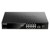 D-Link | 10 Gigabit port Switch with PoE | DGS-1010MP | Unmanaged | Desktop / Rackmount | Gigabit Ethernet (copper) ports quantity 1 | SFP ports quantity 1 | Power over Ethernet (PoE) ports quantity 8