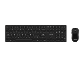 MSI | FORGE K210 | Keyboard and Mouse Set | Wireless | Mouse included | US | Scissor | Black