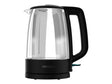 Cecotec Kettle | ThermoSense 320 Clear | 2200 W | Electric | 1.7 L | Glass | 360° rotational base | Black/Transparent