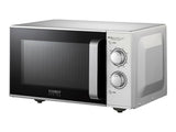 Caso | Ceramic Microwave Oven with Grill | MG 25 Ecostyle | Free standing | 900 W | 25 L | Grill | Silver