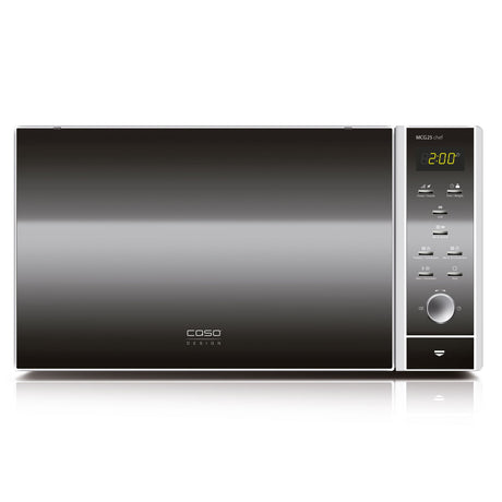 Caso | Microwave Oven with Grill and Convection | MCG 25 Chef | Free standing | 900 W | Convection | 25 L | Grill | Stainless steel/Black
