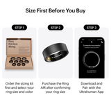 Ultrahuman | Ring Air | Matte Grey | Size 9 | Smart Ring