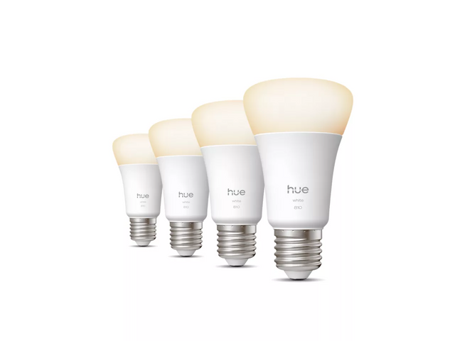 Philips Hue W 810 A60 4P EU | E27 | Warm to cool white light | Bluetooth, Zigbee