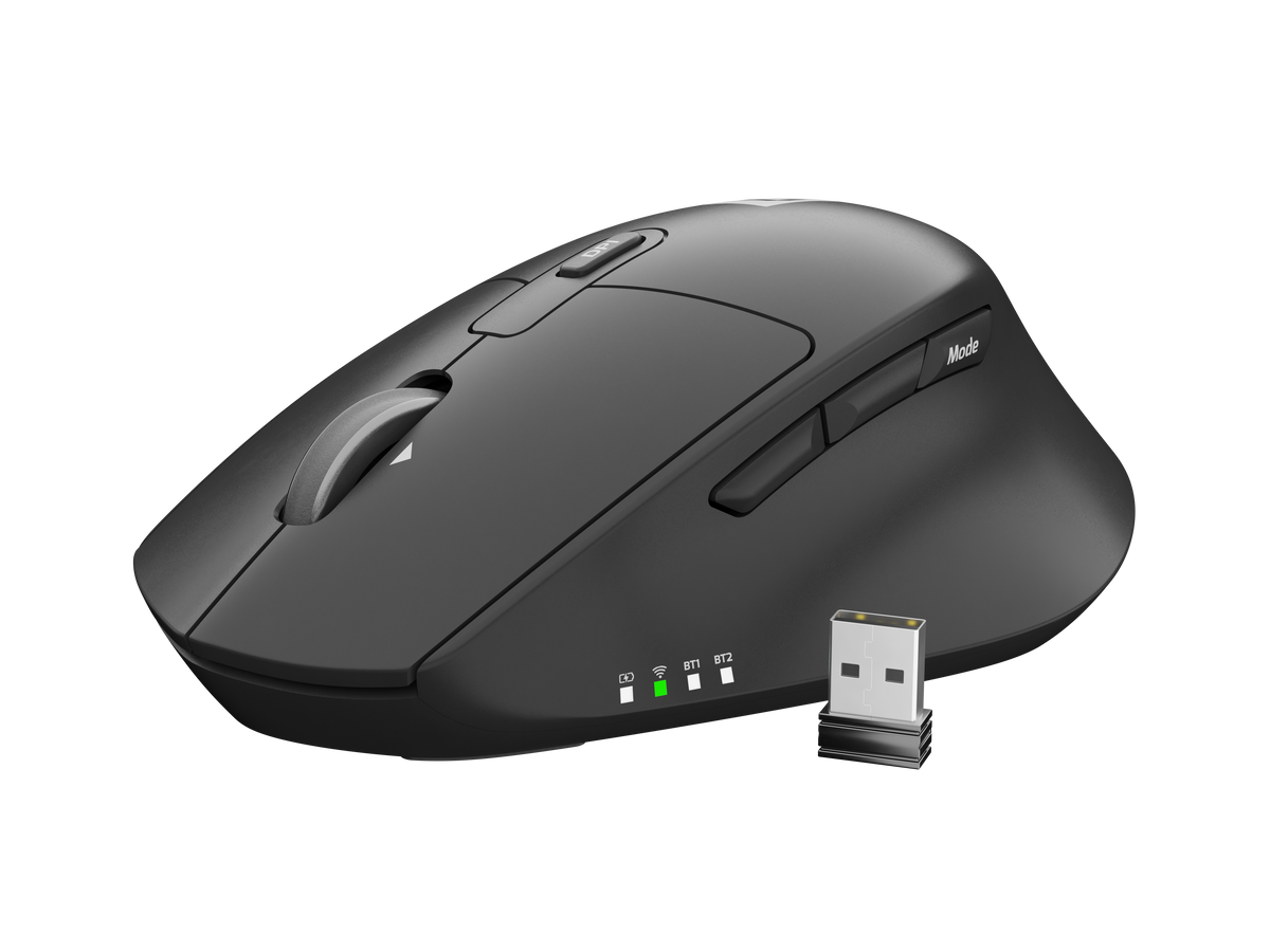 Natec Keyboard and Mouse | Stringray 2 | Keyboard and Mouse Set | Wireless | US | Black