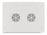 Lanberg | Rack cabinet 19" wall-mount 6U/600x450 for self-assembly with metal door (flat pack) | WF01-6406-00S | Grey