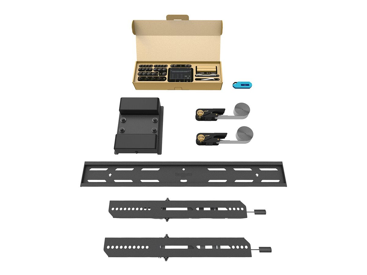 Neomounts Pillar Mount | WL35S-910BL16 | Levelling, tilt | 40-75 " | Maximum weight (capacity) 50 kg | Black