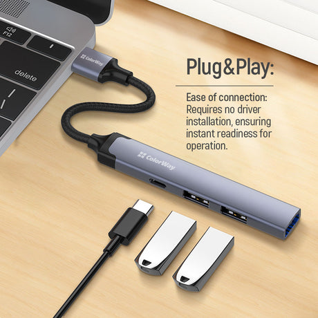 ColorWay 4-in-1 Docking Station | CW-HUB05