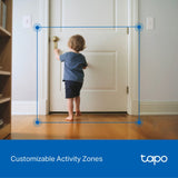 TP-LINK | Tapo C250 | Pan/Tilt AI Home Security Wi-Fi Camera | PTZ | 8 MP | 4mm/F1.6 | H.265 | MicroSD Card up to 512 GB