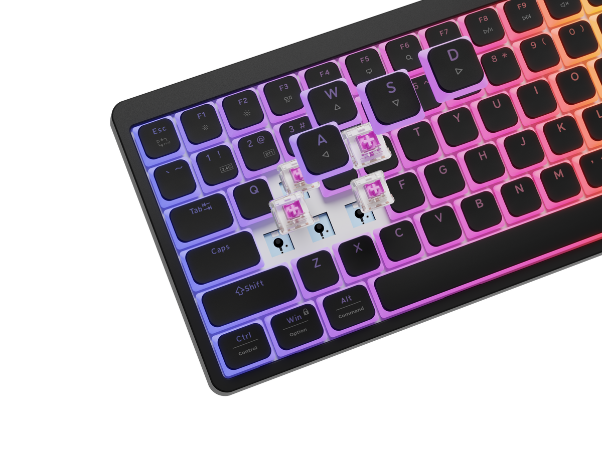 Genesis Thor 430 TKL | Gaming Keyboard | Wireless | Bluetooth | US | Linear | Black