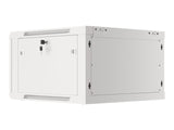 Lanberg | Rack cabinet 19" wall-mount 6U/600x600 for self-assembly with metal door (flat pack) | WF01-6606-00S | Grey