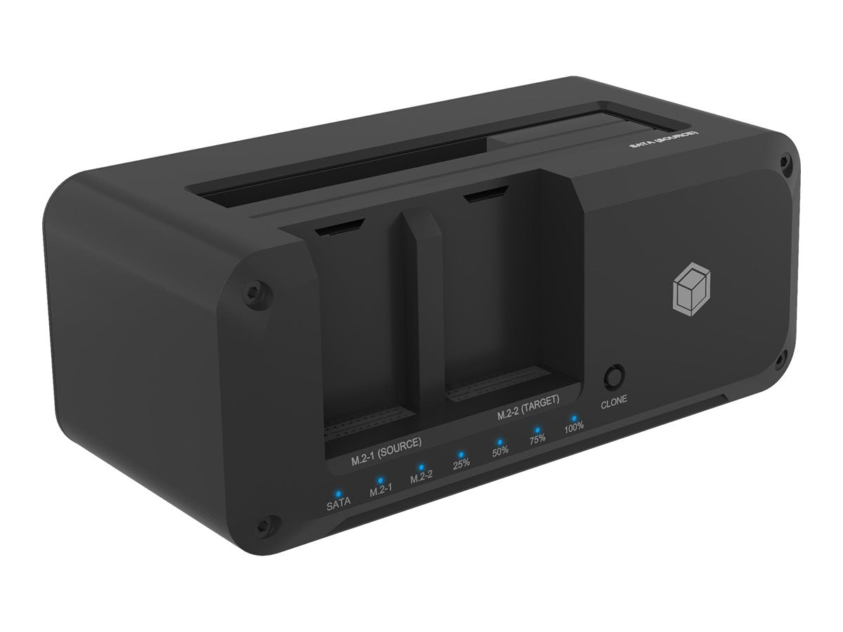 Raidsonic | Cloning Station for SATA & M.2 HDDs/SSDs | IB-2924MSCL-C31