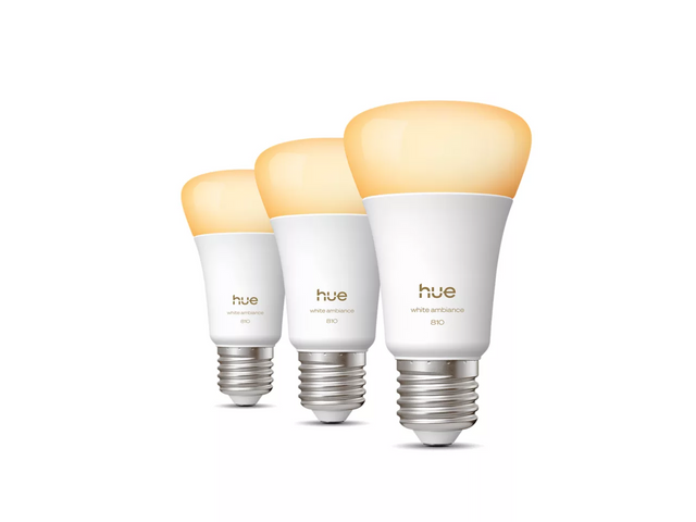 Philips Hue WA 810 A60 3P EU | E27 | 6 W | Warm to cool white light | Bluetooth, Zigbee
