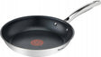 TEFAL Pan | G7320434 Duetto+ | Frying | Diameter 24 cm | Suitable for induction hob | Fixed handle | Black/Silver