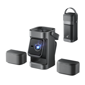 Anker Nebula Nebula P1 Portable Projector with Detachable Speakers | Full HD (1920x1080) | 650 ANSI lumens | Grey