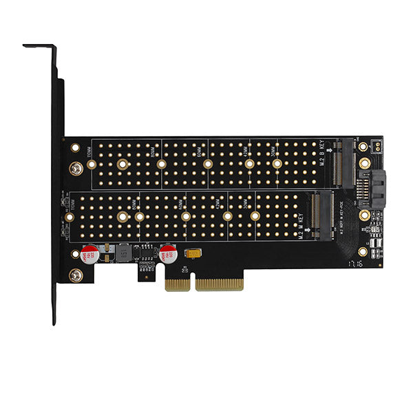 AXAGON PCIe NVMe with SATA M.2 adapter | PCEM2-DC