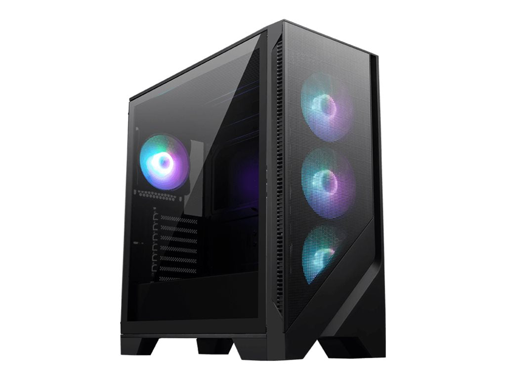 MSI PC Case | MAG FORGE 321R AIRFLOW | Side window | Mid-Tower | ATX | Black