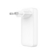 Fixed Slim 2xUSB-C Travel Charger, GaN, PD support