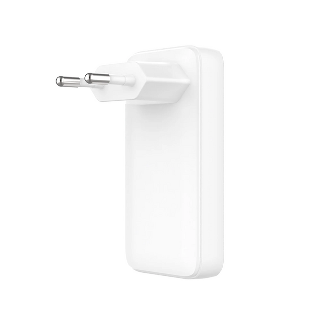 Fixed Slim 2xUSB-C Travel Charger, GaN, PD support