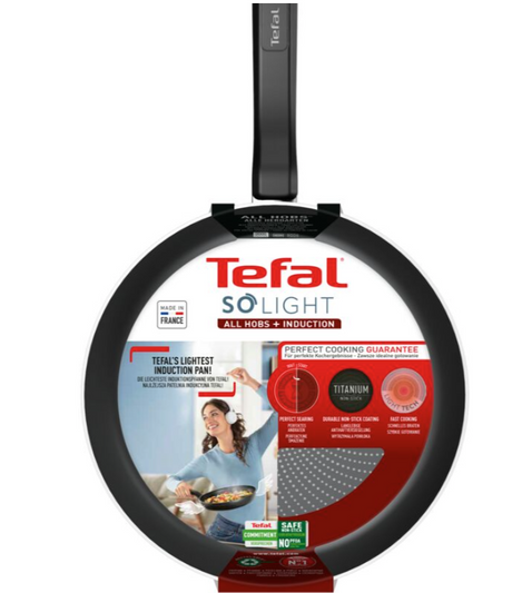 TEFAL Pan | H0560442 | Frying | Diameter 24 cm | Suitable for induction hob | Fixed handle | Black