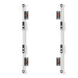 EDBAK ULS3337 Universal LED System for 3 cabinets 600 x 337.5 | Black