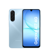 Samsung | Galaxy | A17 | Blue | 6.7 " | Super AMOLED | 1080 x 2340 pixels | Mediatek | Helio G99 | Internal RAM 4 GB | 128 GB | Dual SIM | MicroSD | 3G | 4G | Main camera resolution 50 MP | Secondary camera resolution 5 MP | Android | 5000 mAh