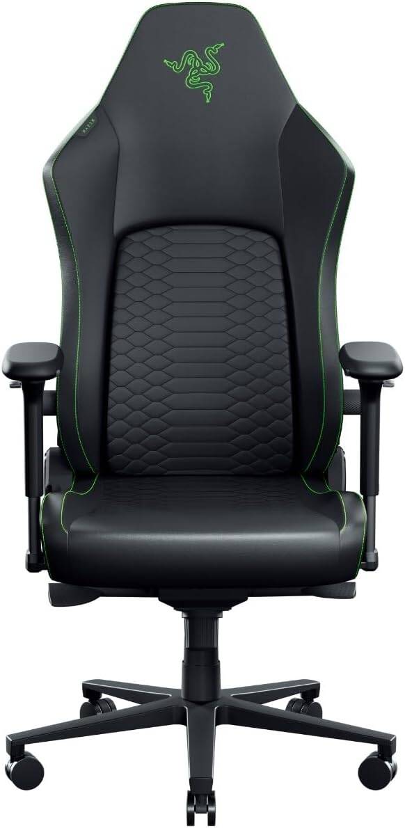 Razer Iskur V2 NewGen | Ergonomic Gaming Chair with Breathable Comfort | Black/Green