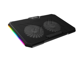 Fury Laptop Cooler Cooling Pad Fury Gunbai G3 Fans, RGB LED Light, 2 USB, 14.1-17.3"