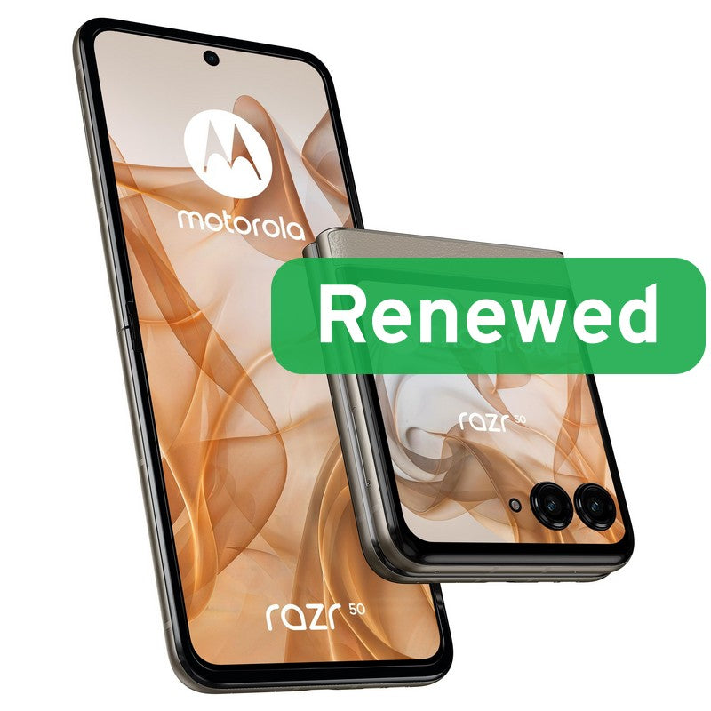 Motorola Renewed | Grade A | Razr 50 | 256 GB | Beige | 5G | O