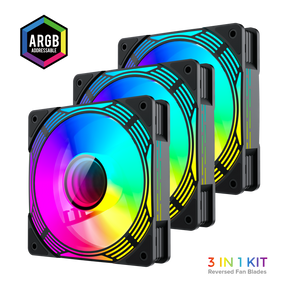 Gamemax Case Fan | KF300R BK | Black