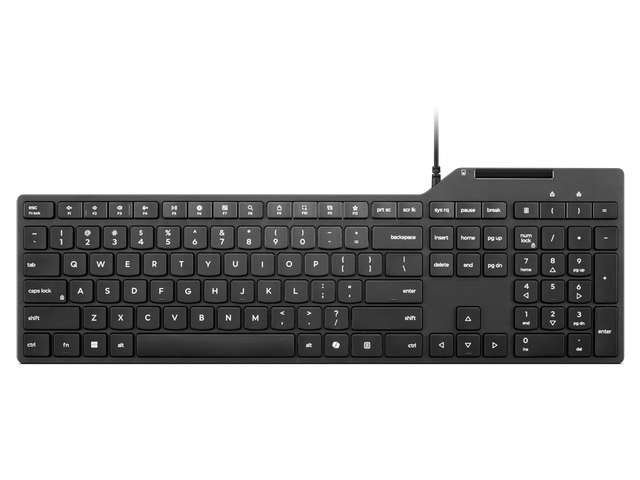 Lenovo USB-A Wired Smartcard Keyboard 5000 | Keyboard | Wired | Estonian | Plunger Type Switch | Black | Brown Box