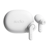 Sudio Earbuds | E4 Pro | Bluetooth | In-ear | Microphone | Cloud White | Noise canceling | Noise reduction