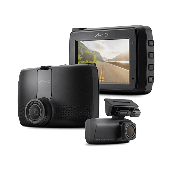 Mio Front & Rear Dual Dash Cam with HDR | MiVue 803WD Pro | GPS | Wi-Fi