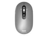 PORT CONNECT Mouse | PURE MAC | Wireless | Bluetooth | Gris clair