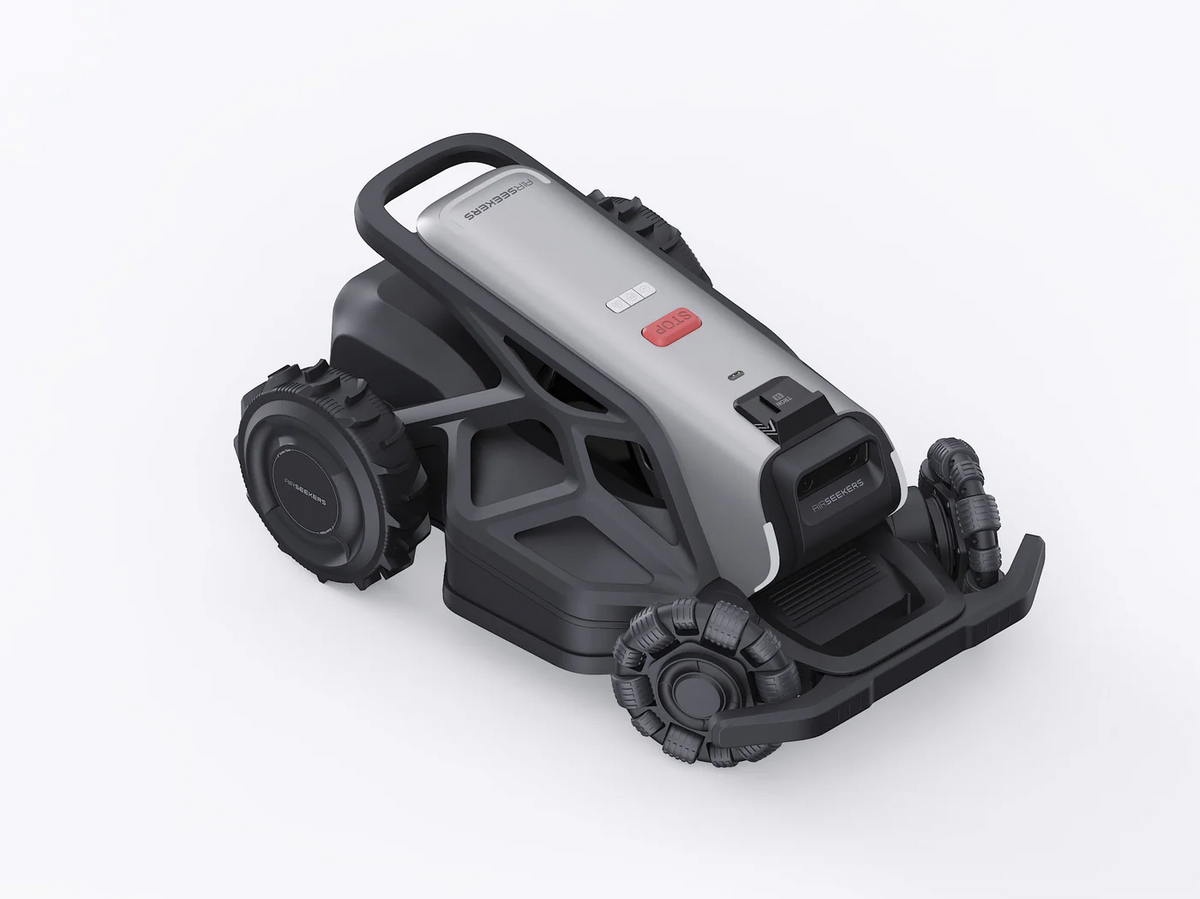 AIRSEEKERS LIMITED | Tron SE 300° AI Vision Mulching Mower, 1500m², Ai Vision + NRTK | 10 Ah