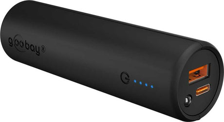 Goobay Bike Powerbank 5.0 with Reinforced Holder for Bicycle Handlebars | 60656 | 5000 mAh | Black