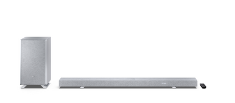 Sharp | 5.1.2 Dolby Atmos/DTS:X Soundbar with Wireless Subwoofer | HT-SBW55121(SL) | Bluetooth