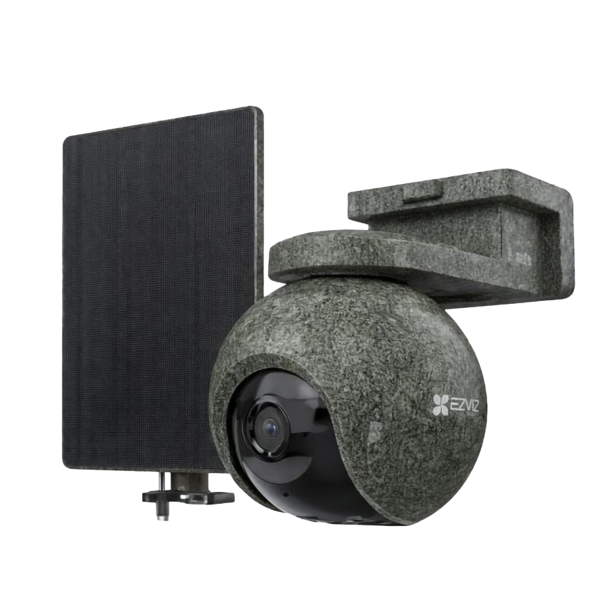 EZVIZ Ranger Battery-Powered PT Camera Kit with Solar Panel | CS-EB8/SP | Dome | 8 MP | 2.8mm | IP65 | H.264/H.265 | Micro SD, Max. 512 GB