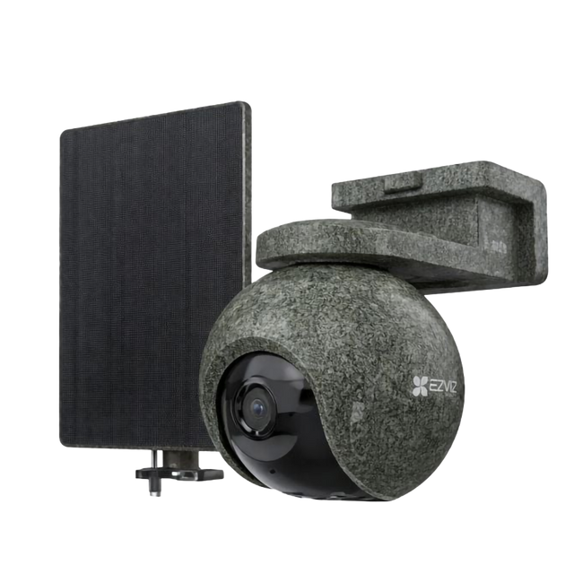 EZVIZ Ranger Battery-Powered PT Camera Kit with Solar Panel | CS-EB8/SP | Dome | 8 MP | 2.8mm | IP65 | H.264/H.265 | Micro SD, Max. 512 GB