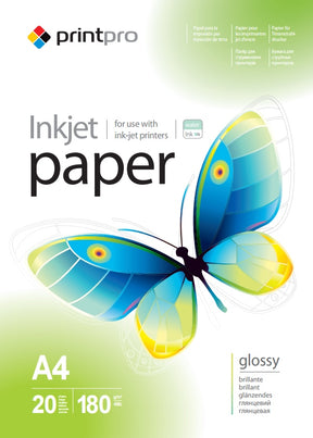 ColorWay PrintPro Photo Paper, 20 sheets | High Glossy | 180 g/m² | A4