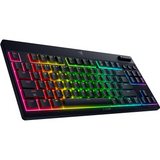 Razer | BlackWidow V4 Low-Profile HyperSpeed | Keyboard | Wireless | US | Bluetooth | Orange Switches | Black