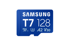 Samsung MicroSD card | T7 | 128 GB | microSDXC | Flash memory class U3, V30, A2