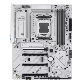 Asus B850 MAX GAMING WIFI W | Processor family AMD | Processor socket AM5 | DDR5 | Supported hard disk drive interfaces SATA, M.2 | Number of SATA connectors 4