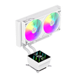 Gamemax CPU Liquid Cooler | GLACIER 240 LCD WH | White
