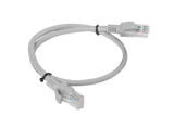Lanberg Patchcord CAT.5E UTP 1M fluke passed 10-pack, Grey | PCU5-20CC-0100-S