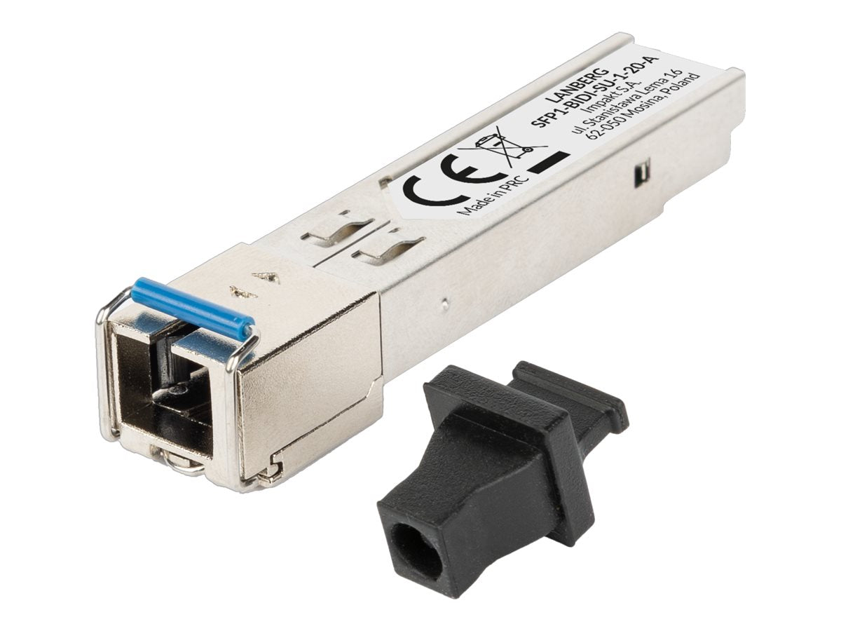 Lanberg SFP Module BIDI up to 20KM 1GB/S 1310NM/1550NM Gigabit SC/UPC A | Lanberg